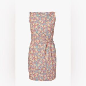 Floral Print Strapless Dress